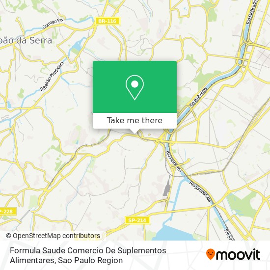 Formula Saude Comercio De Suplementos Alimentares map