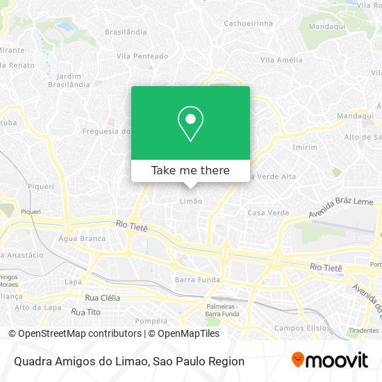 Mapa Quadra Amigos do Limao