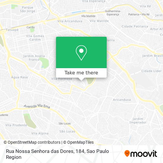 Rua Nossa Senhora das Dores, 184 map