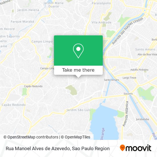 Rua Manoel Alves de Azevedo map