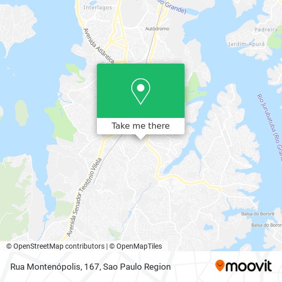Rua Montenópolis, 167 map