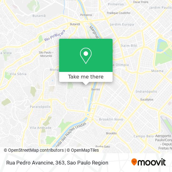Mapa Rua Pedro Avancine, 363