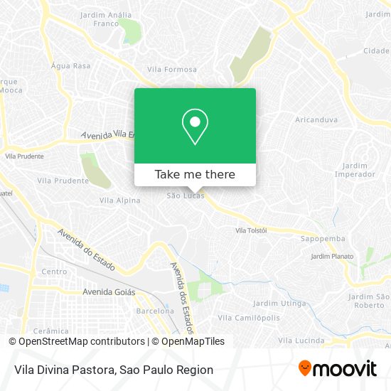 Vila Divina Pastora map