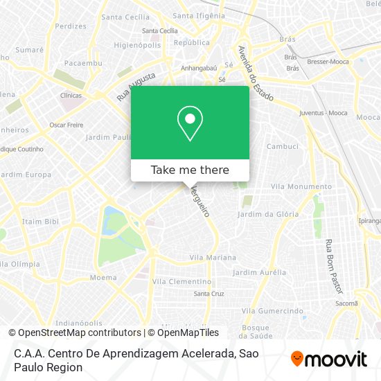 C.A.A. Centro De Aprendizagem Acelerada map