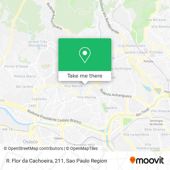 R. Flor da Cachoeira, 211 map