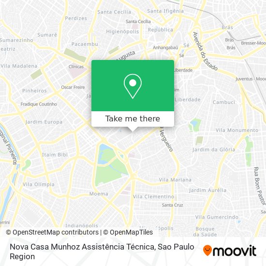 Nova Casa Munhoz Assistência Técnica map