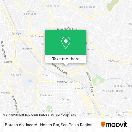 Boteco do Jacaré - Nosso Bar map