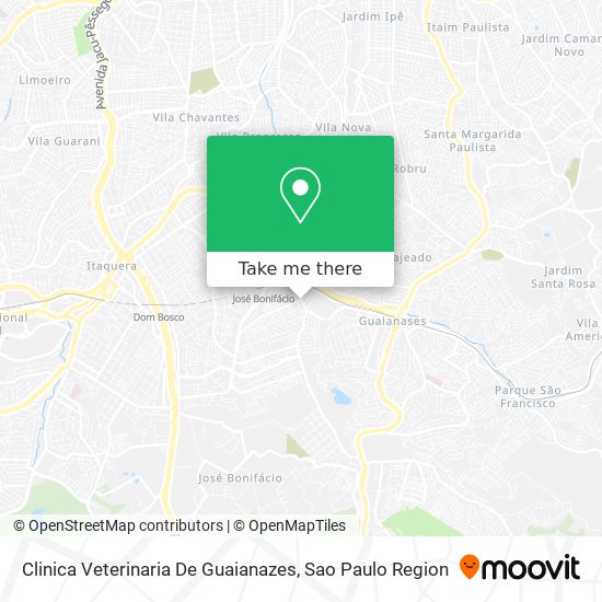 Clinica Veterinaria De Guaianazes map