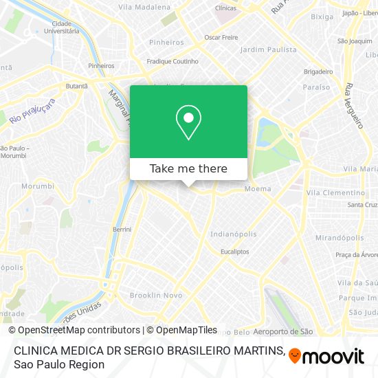 Mapa CLINICA MEDICA DR SERGIO BRASILEIRO MARTINS