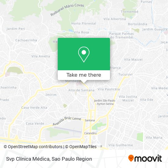 Svp Clínica Médica map