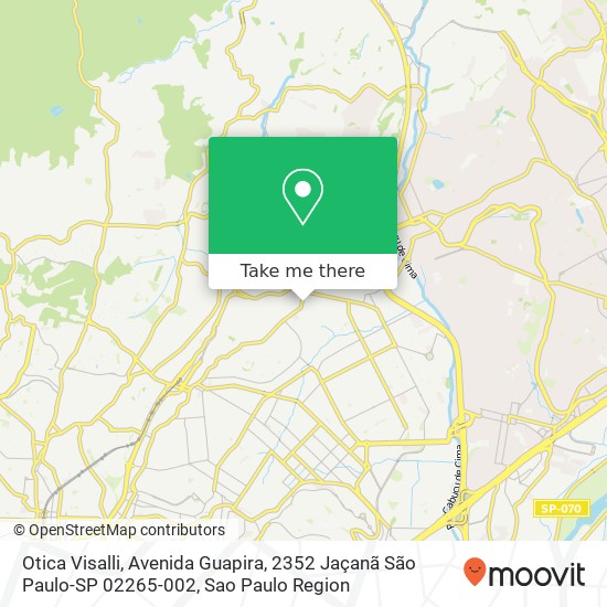 Otica Visalli, Avenida Guapira, 2352 Jaçanã São Paulo-SP 02265-002 map