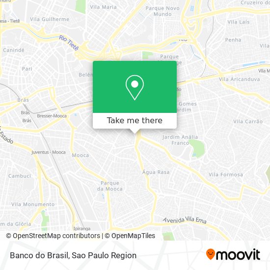 Banco do Brasil map