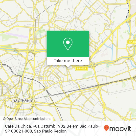 Cafe Da Chica, Rua Catumbi, 902 Belém São Paulo-SP 03021-000 map