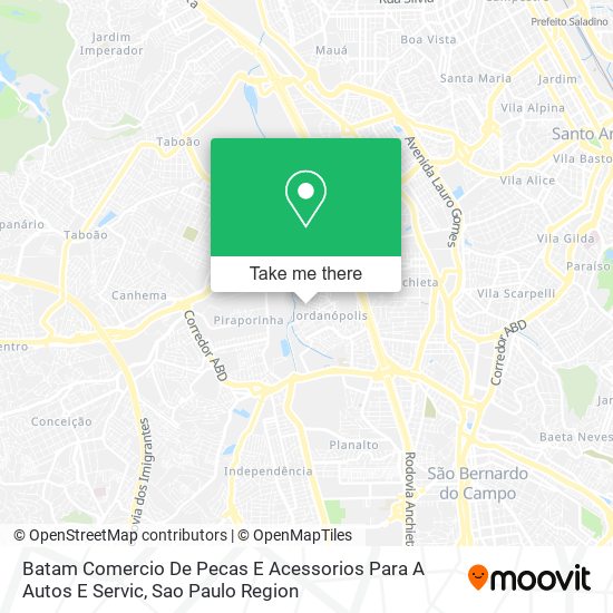 Batam Comercio De Pecas E Acessorios Para A Autos E Servic map