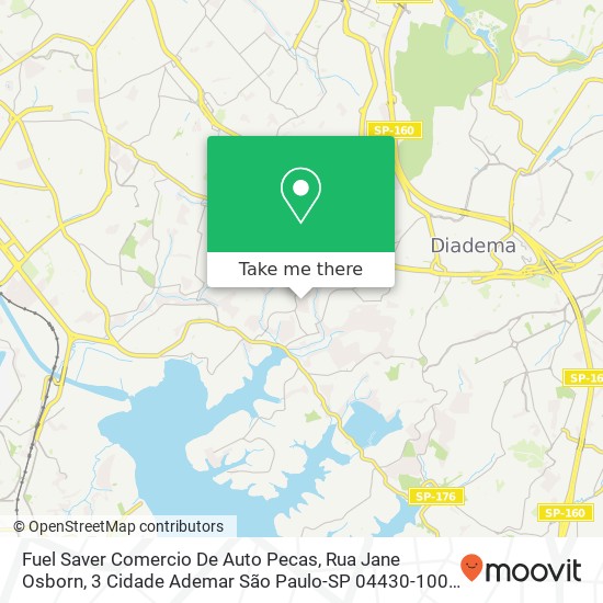 Fuel Saver Comercio De Auto Pecas, Rua Jane Osborn, 3 Cidade Ademar São Paulo-SP 04430-100 map