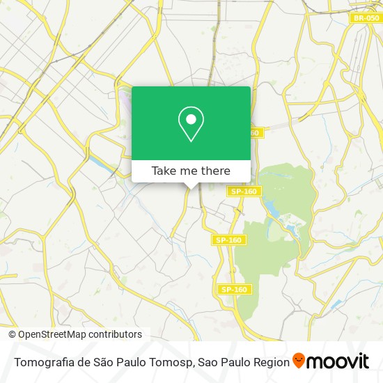 Tomografia de São Paulo Tomosp map