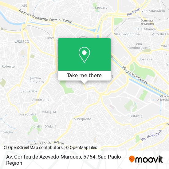 Av. Corifeu de Azevedo Marques, 5764 map