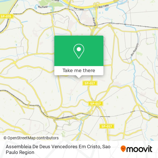 Assembleia De Deus Vencedores Em Cristo map