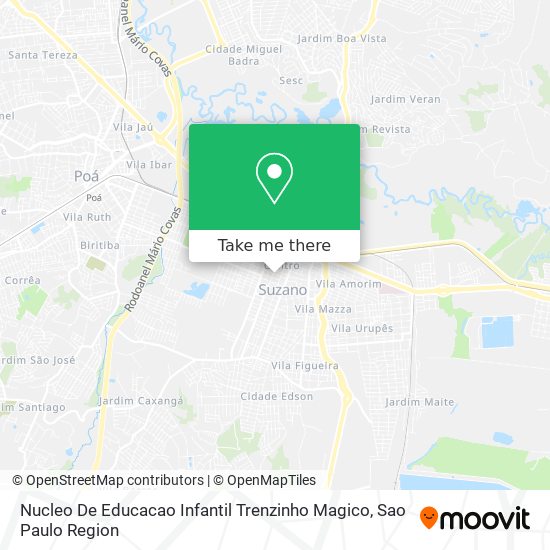 Nucleo De Educacao Infantil Trenzinho Magico map