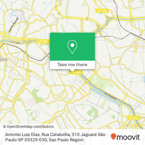 Antonio Luis Dias, Rua Catalunha, 310 Jaguaré São Paulo-SP 05329-030 map