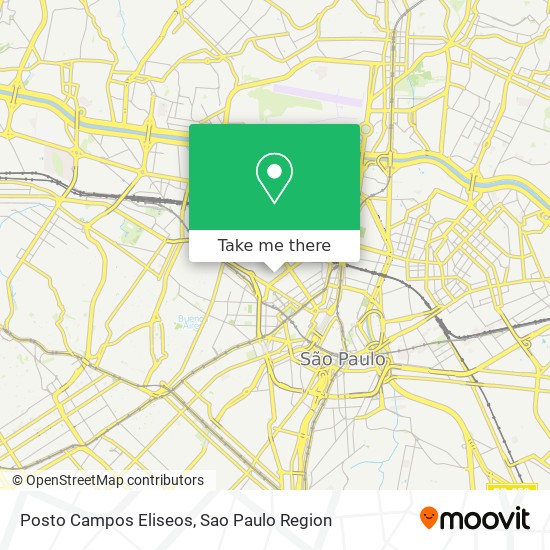 Posto Campos Eliseos map