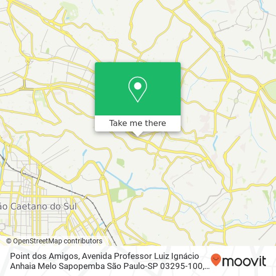 Point dos Amigos, Avenida Professor Luiz Ignácio Anhaia Melo Sapopemba São Paulo-SP 03295-100 map