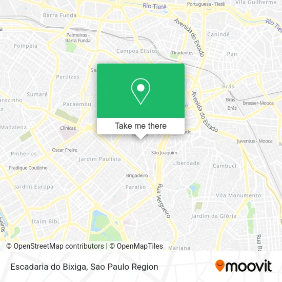 Escadaria do Bixiga map