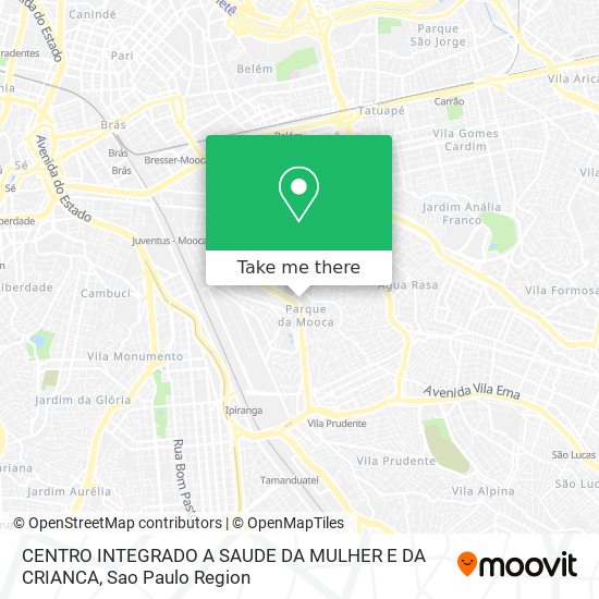 CENTRO INTEGRADO A SAUDE DA MULHER E DA CRIANCA map