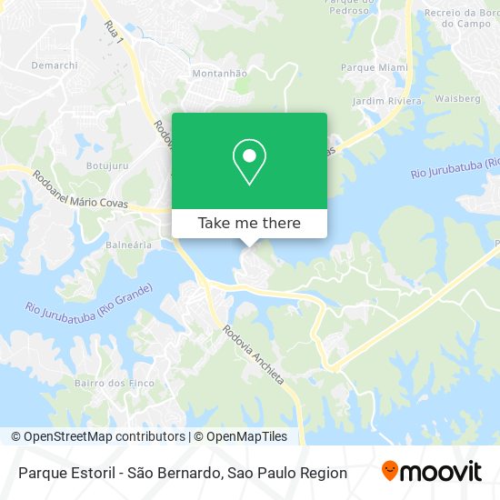 Parque Estoril - São Bernardo map