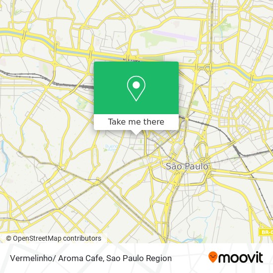 Vermelinho/ Aroma Cafe map