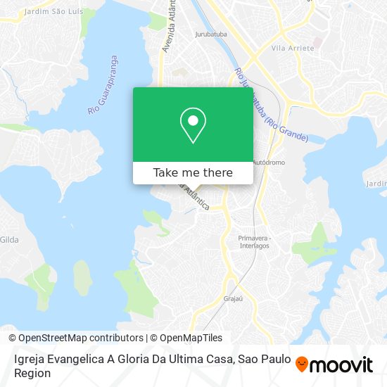 Mapa Igreja Evangelica A Gloria Da Ultima Casa