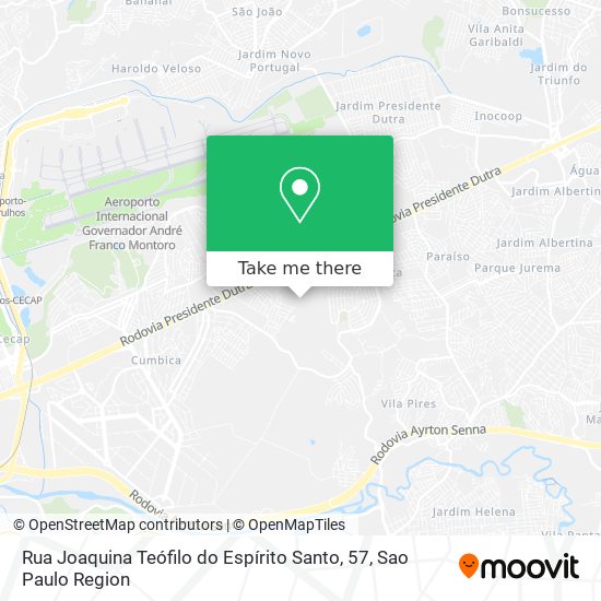 Rua Joaquina Teófilo do Espírito Santo, 57 map
