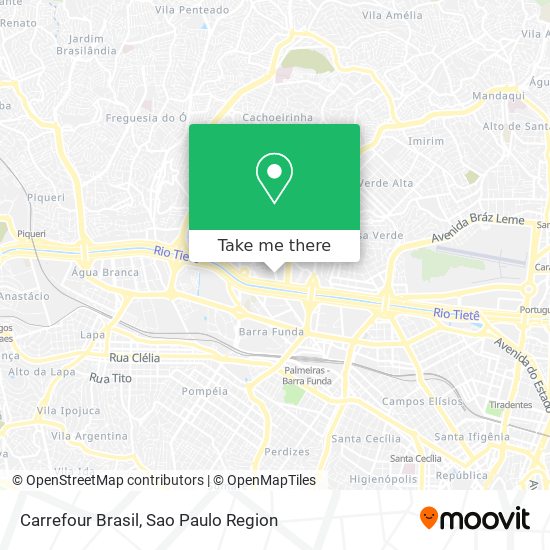Mapa Carrefour Brasil