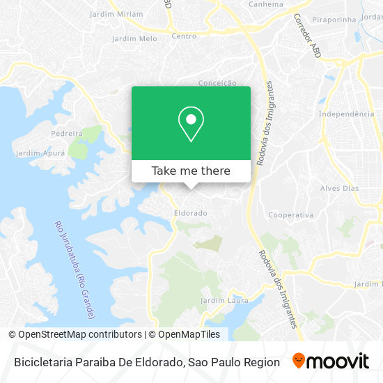 Bicicletaria Paraiba De Eldorado map