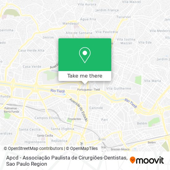 Apcd - Associação Paulista de Cirurgiões-Dentistas map