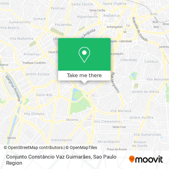 Conjunto Constâncio Vaz Guimarães map