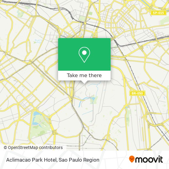 Mapa Aclimacao Park Hotel