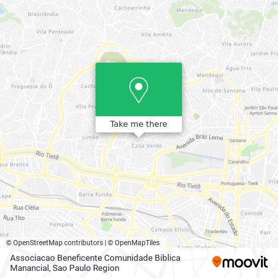 Associacao Beneficente Comunidade Biblica Manancial map