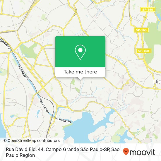 Rua David Eid, 44, Campo Grande São Paulo-SP map