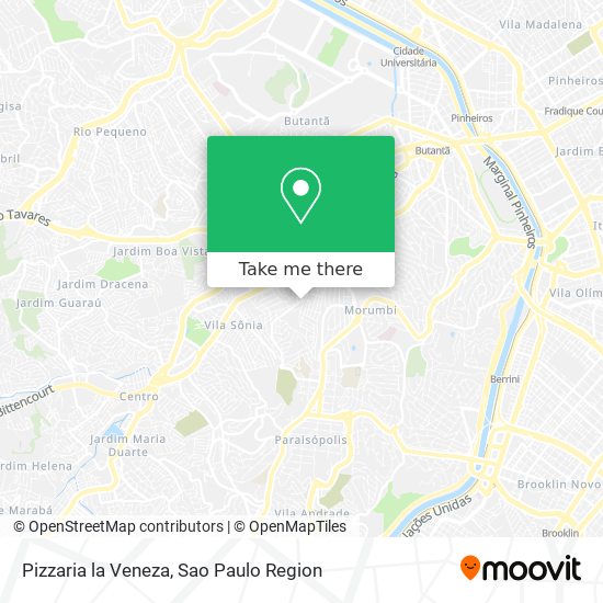 Pizzaria la Veneza map