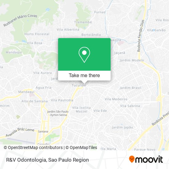 R&V Odontologia map