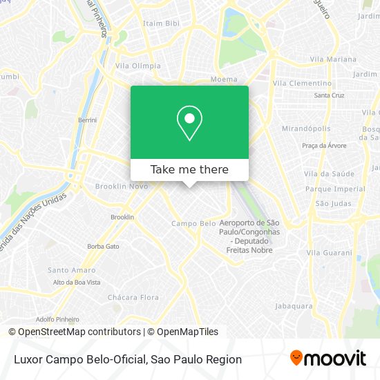 Luxor Campo Belo-Oficial map