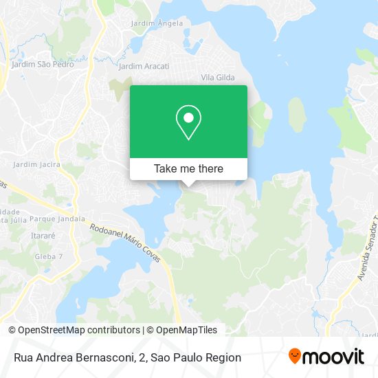 Rua Andrea Bernasconi, 2, Parelheiros São Paulo-SP map