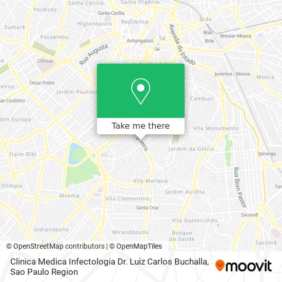 Clinica Medica Infectologia Dr. Luiz Carlos Buchalla map