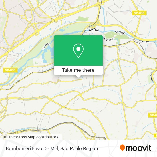 Bombonieri Favo De Mel map