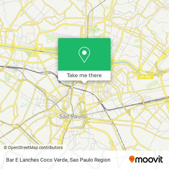 Mapa Bar E Lanches Coco Verde