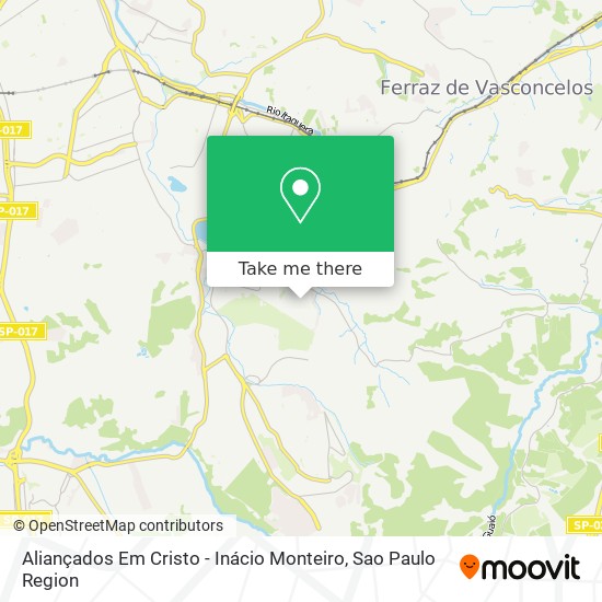 Aliançados Em Cristo - Inácio Monteiro map