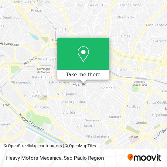 Mapa Heavy Motors Mecanica