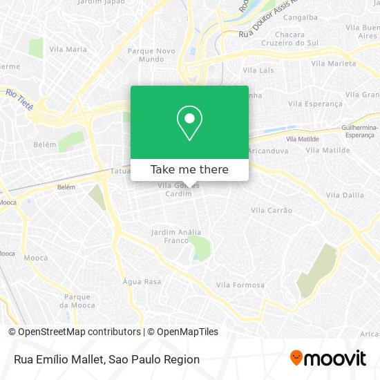 Rua Emílio Mallet map