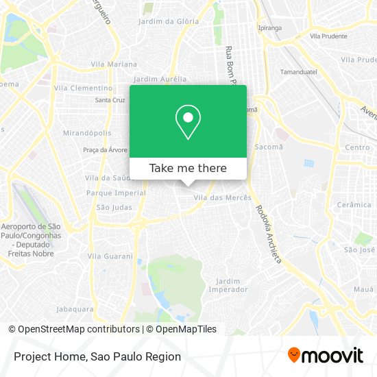 Project Home map